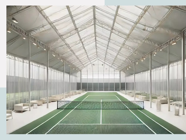 Строительство теннисных кортов в Краснокаменске