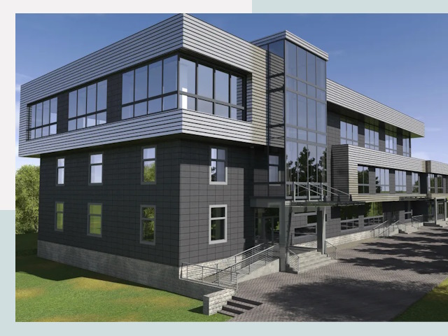 Административные здания в Краснокаменске