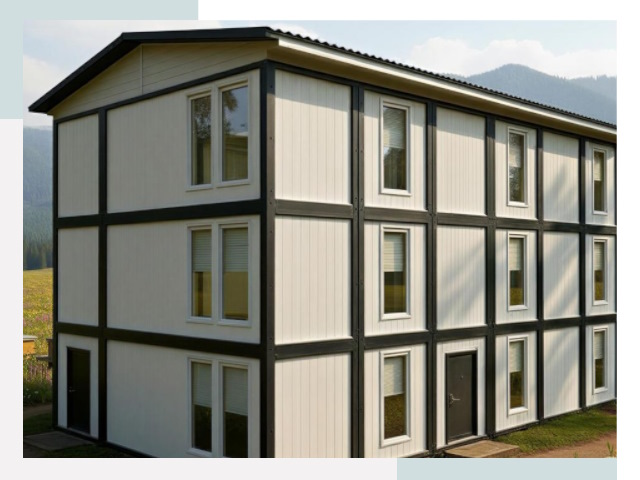 Модульные общежития в Краснокаменске