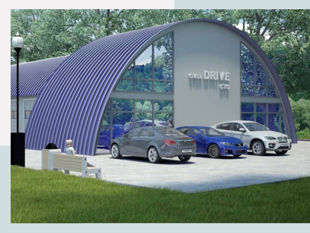 Монтаж ангаров и металлоконструкций от 613 руб.