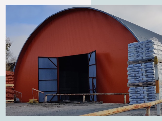 Полукруглые ангары по цене от 613 руб. в Краснокаменск