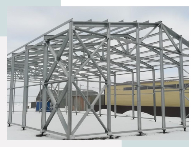 Каркасные ангары в Краснокаменске