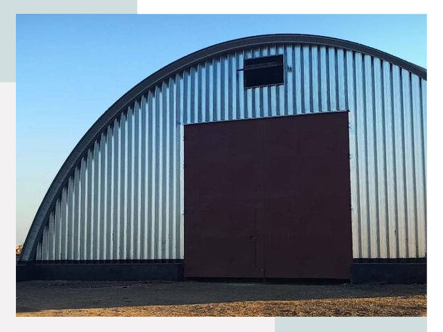 Бескаркасные ангары в Краснокаменске