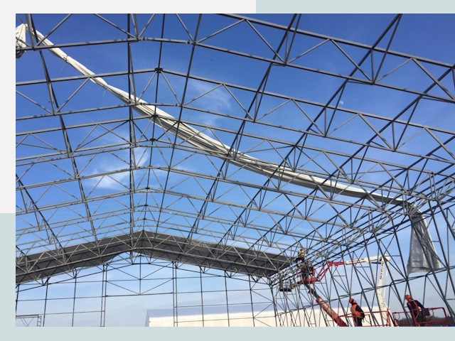 Шатровые ангары от 613 руб. в Краснокаменске и Забайкальском крае