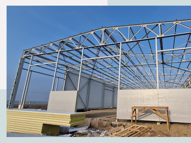 Утепленные ангары в Краснокаменск от 613 руб. за м²