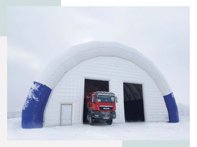 Мобильные ангары в Краснокаменске