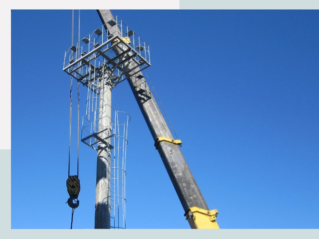 Монтаж осветительных мачт в Краснокаменск от 613 руб.