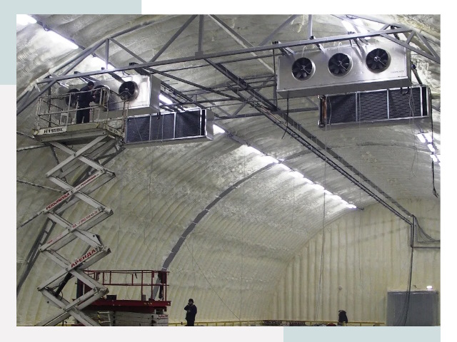 Оснащение ангаров в Краснокаменске