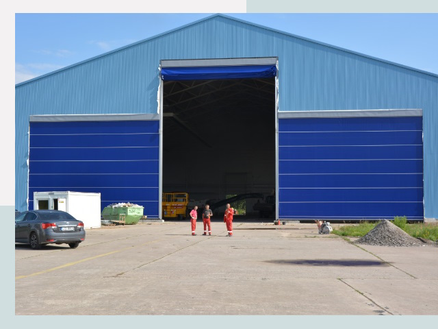 Ангарные ворота в Краснокаменск от СтальСтрой-Ксн по цене 613 руб.